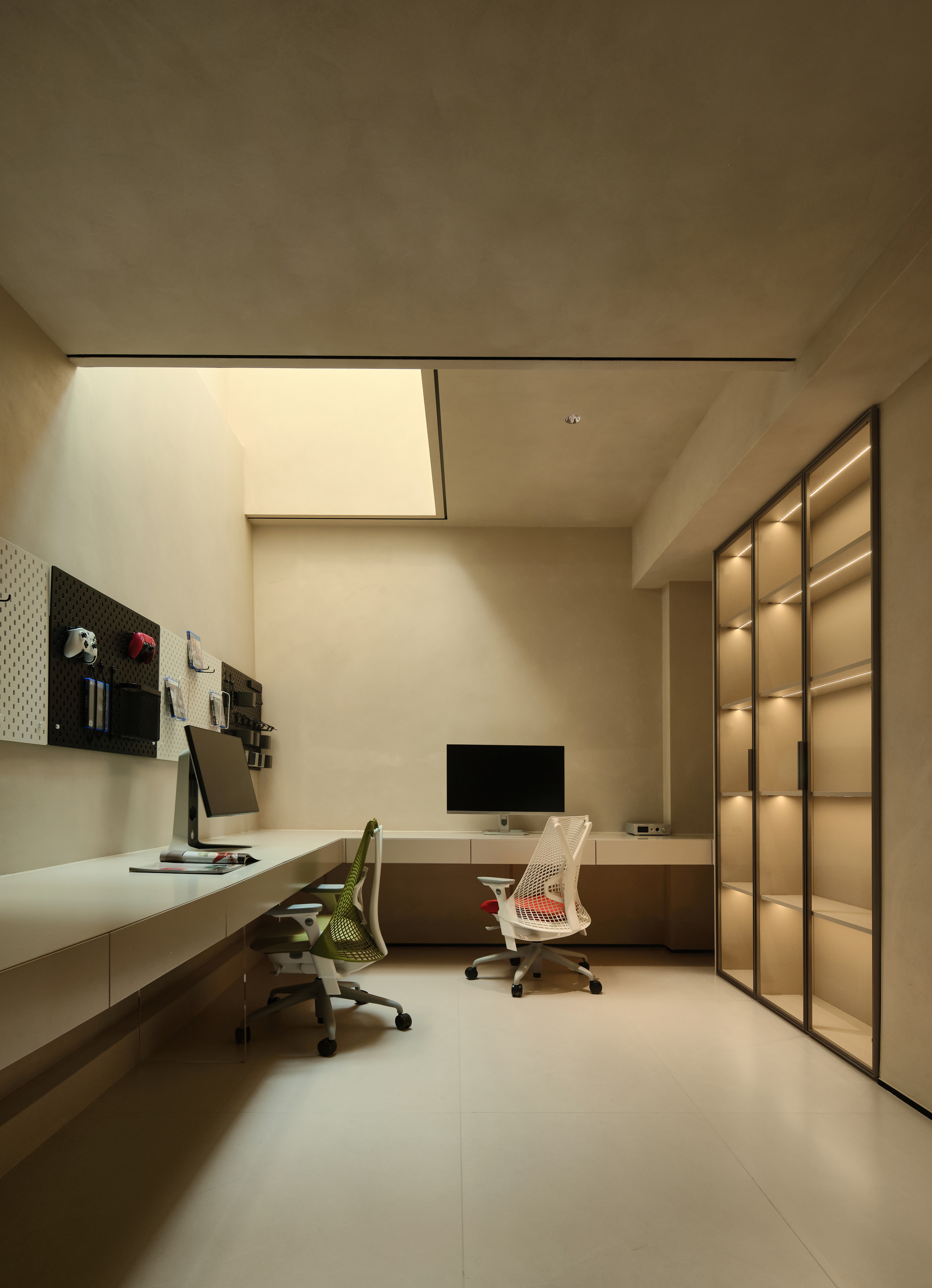 300㎡解构主义空间，建筑系海归独居男的精神自留地-40