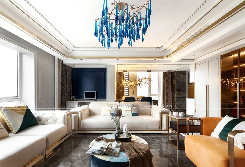 119 方横厅装出超大平层丨铭品装饰-3