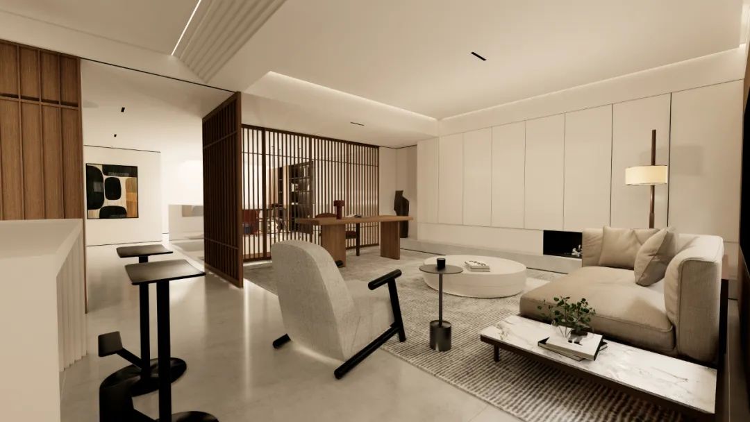 光影几何 · 浙江温州万银悦居的现代主义设计丨中国温州丨璞素空间设计-12