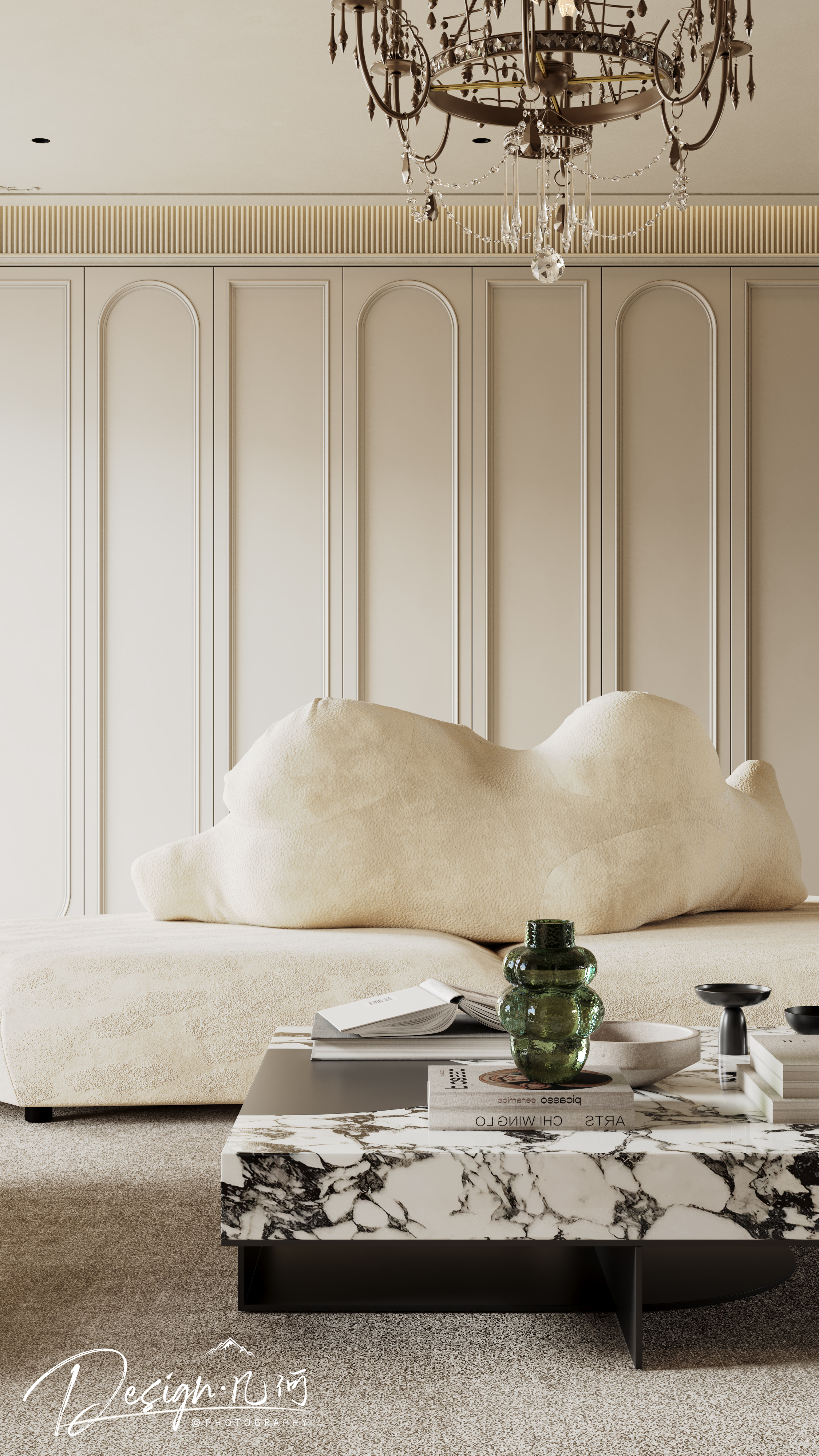 几何空间视觉表现 | 天玺湾轻法中古风客餐厅-8