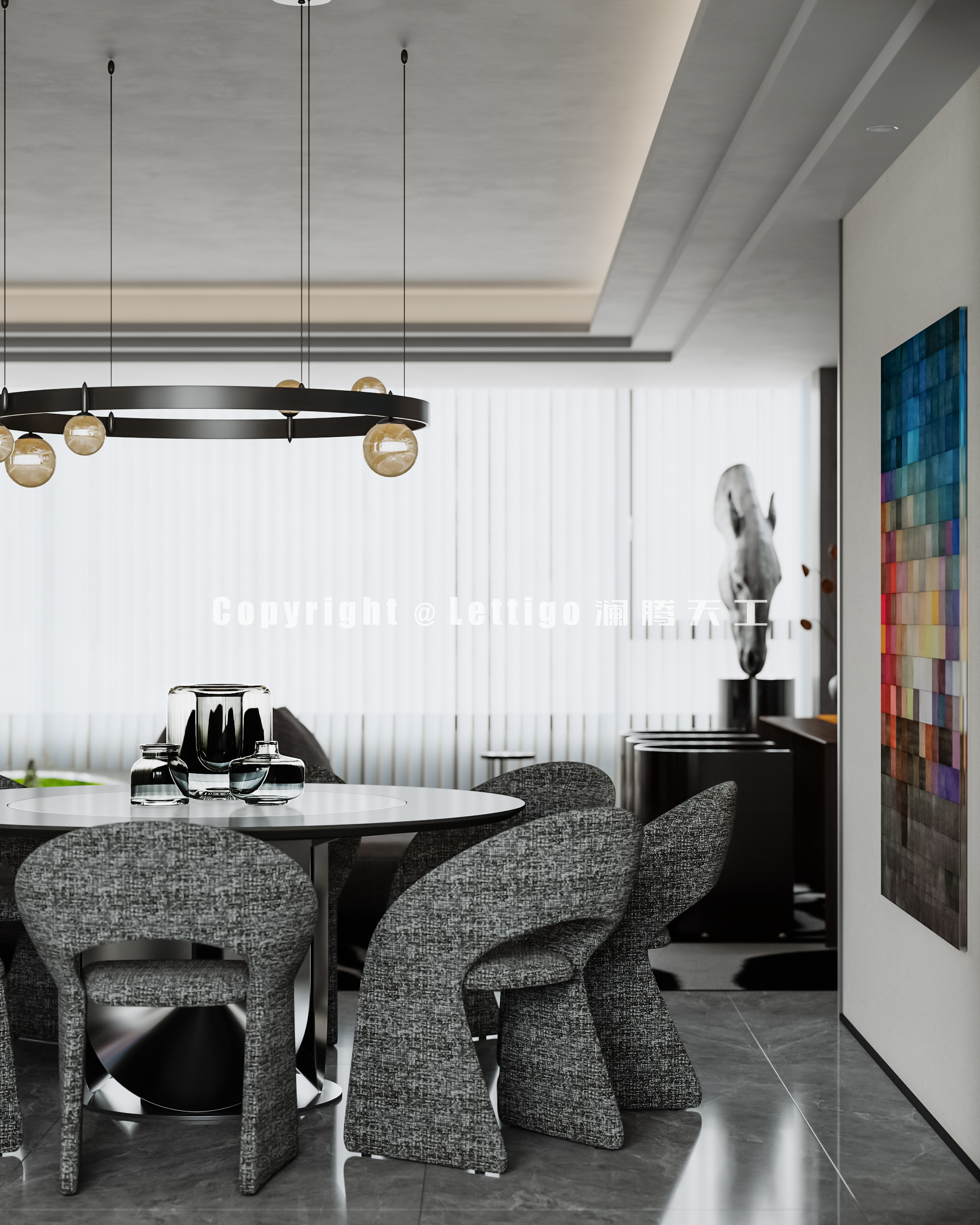 现代暗黑风，黑色作为主基调，打造酷黑霸总风-8