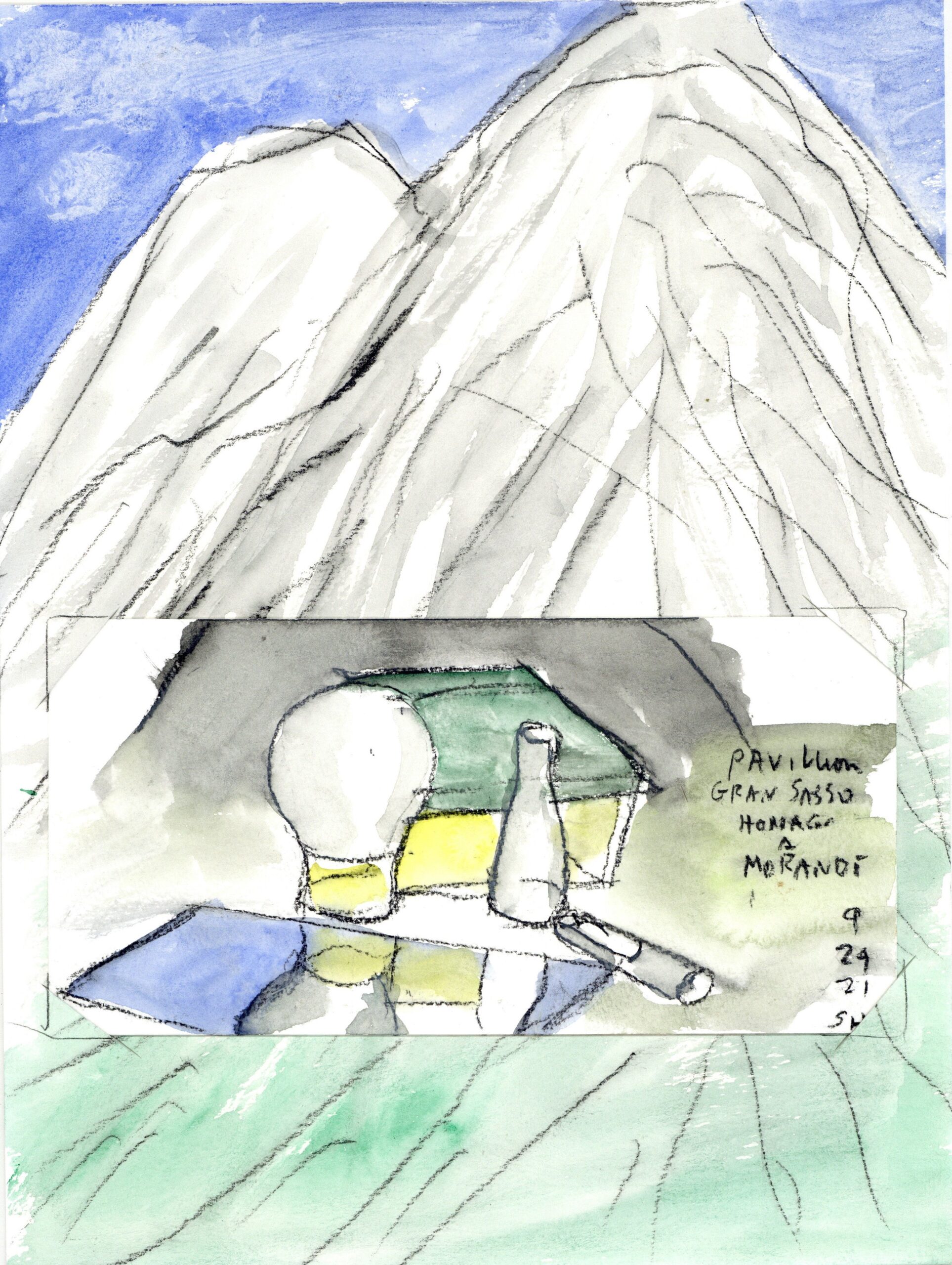 意大利阿布鲁佐大萨索山普拉蒂迪蒂沃广场总体规划丨Steven Holl Architects-5