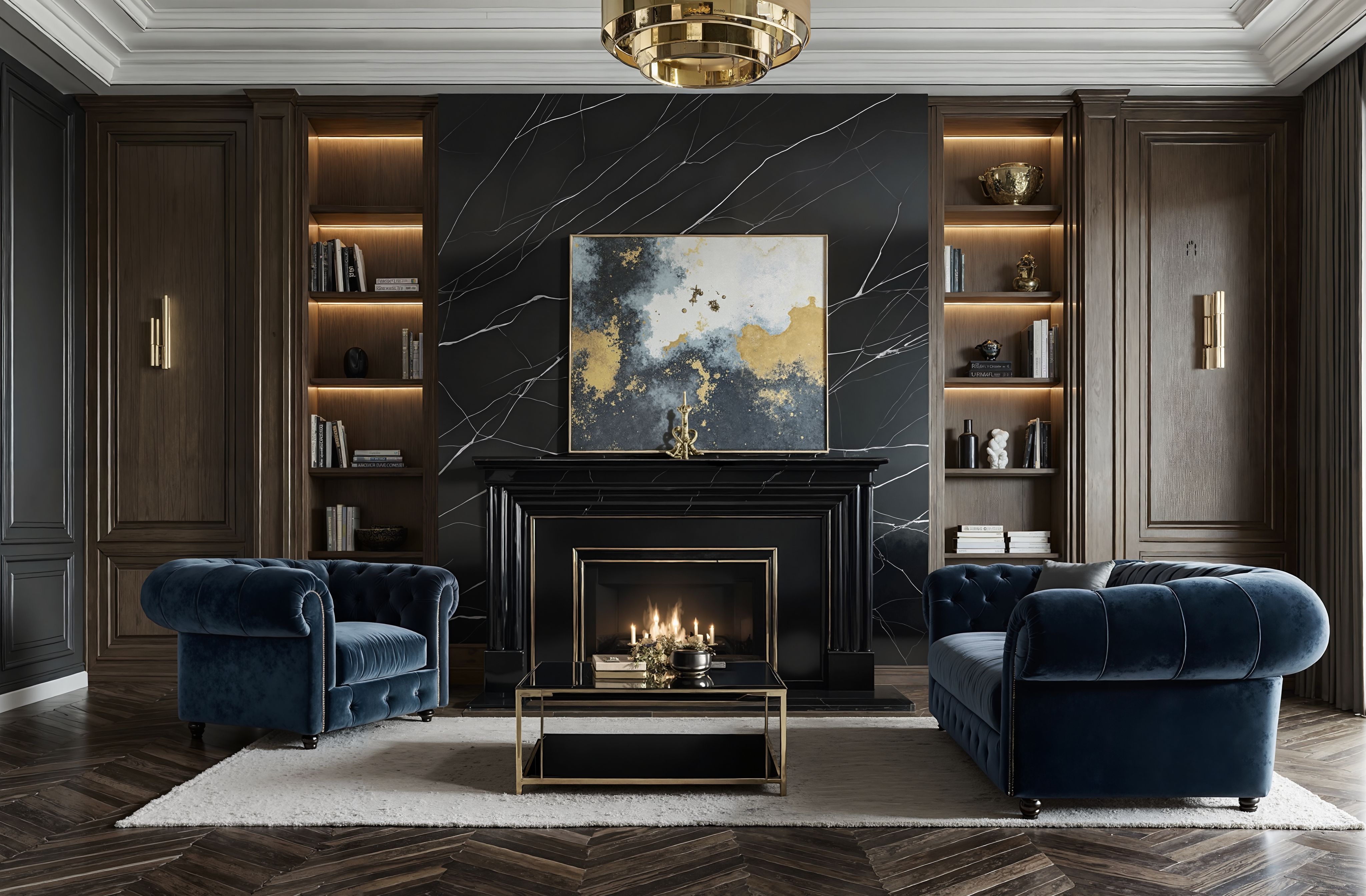 蓝调巴黎:一场皮革与鎏金的法式浪漫风暴-14