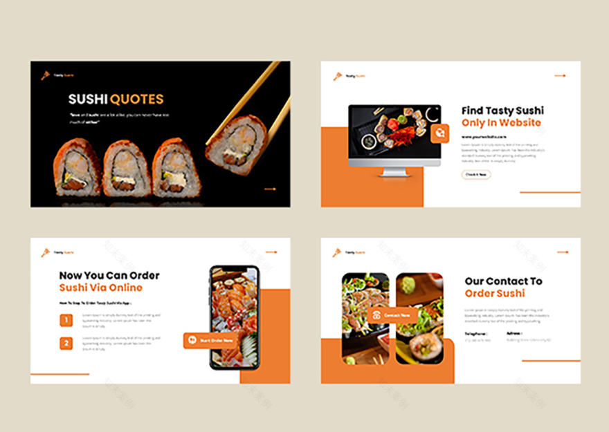 美味寿司演示模板-10