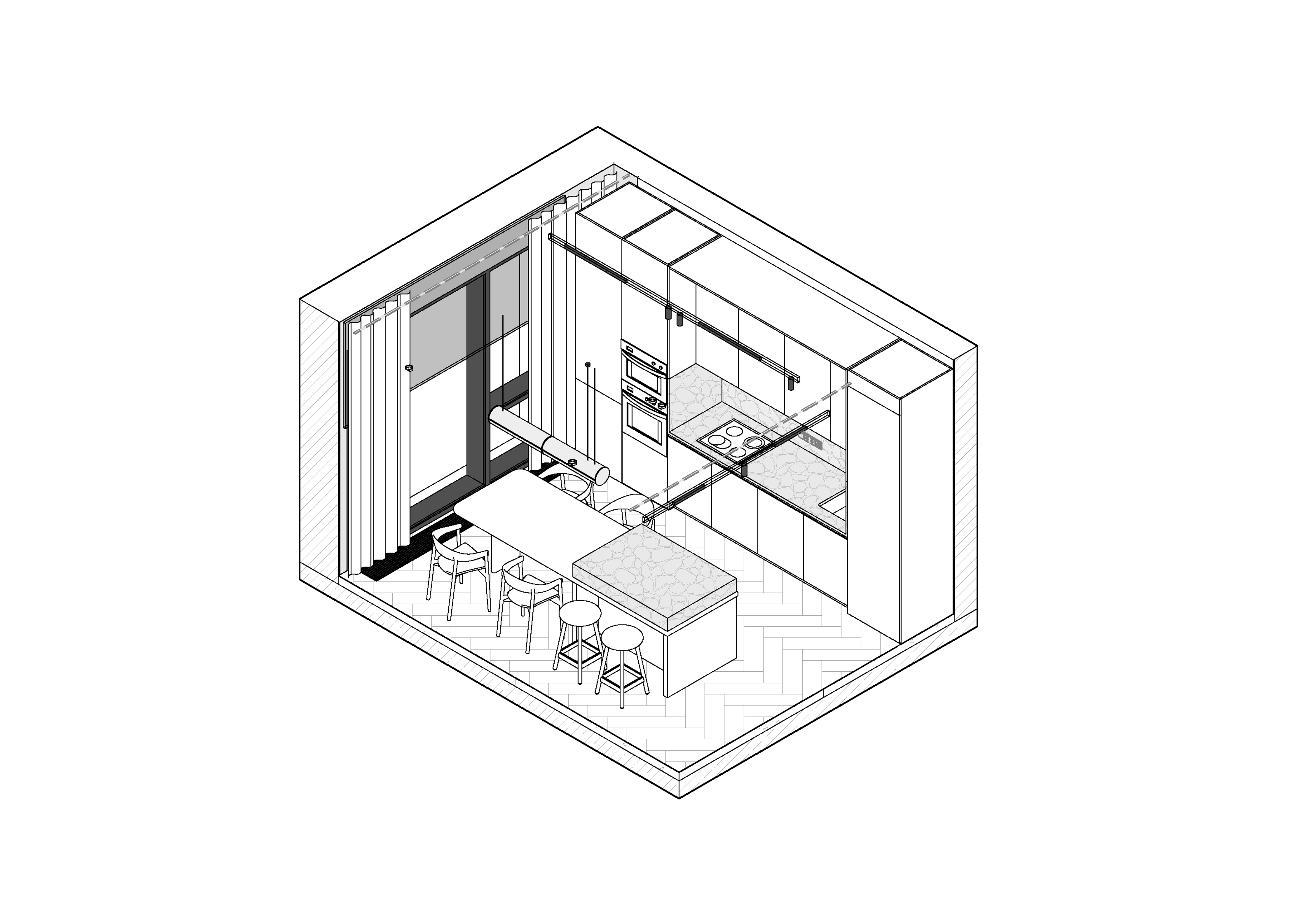 小区：大都会（注：ЖК常见指жилой комплекс即住宅小区，Метрополия音译大都会，这也是较为常见的意译） 丨俄罗斯莫斯科丨Ananev Architects-51