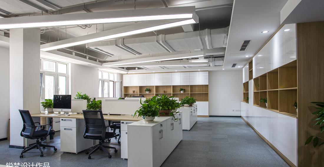 青岛院士港办公楼室内设计-0