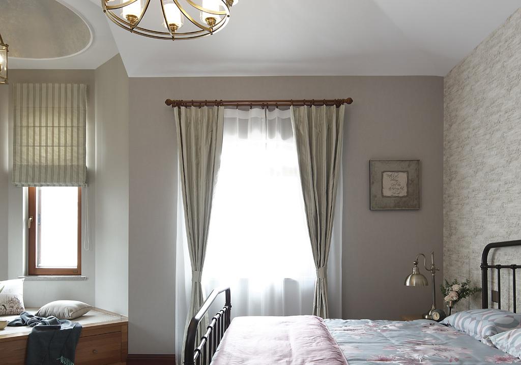 
观山悦独栋别墅装修设计案例——美式混搭风 -3