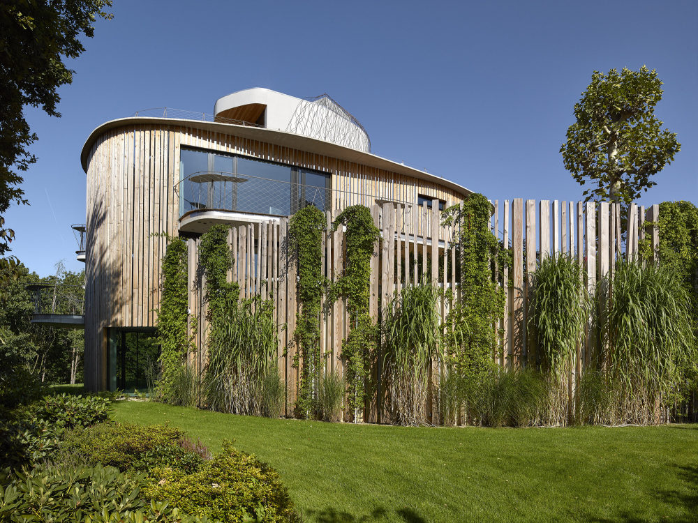 隐于林间的圆形之家-17