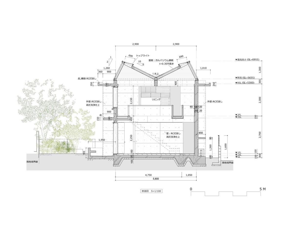 小石川“蝴蝶”屋顶住宅丨日本丨手嵨保建筑事务所-32