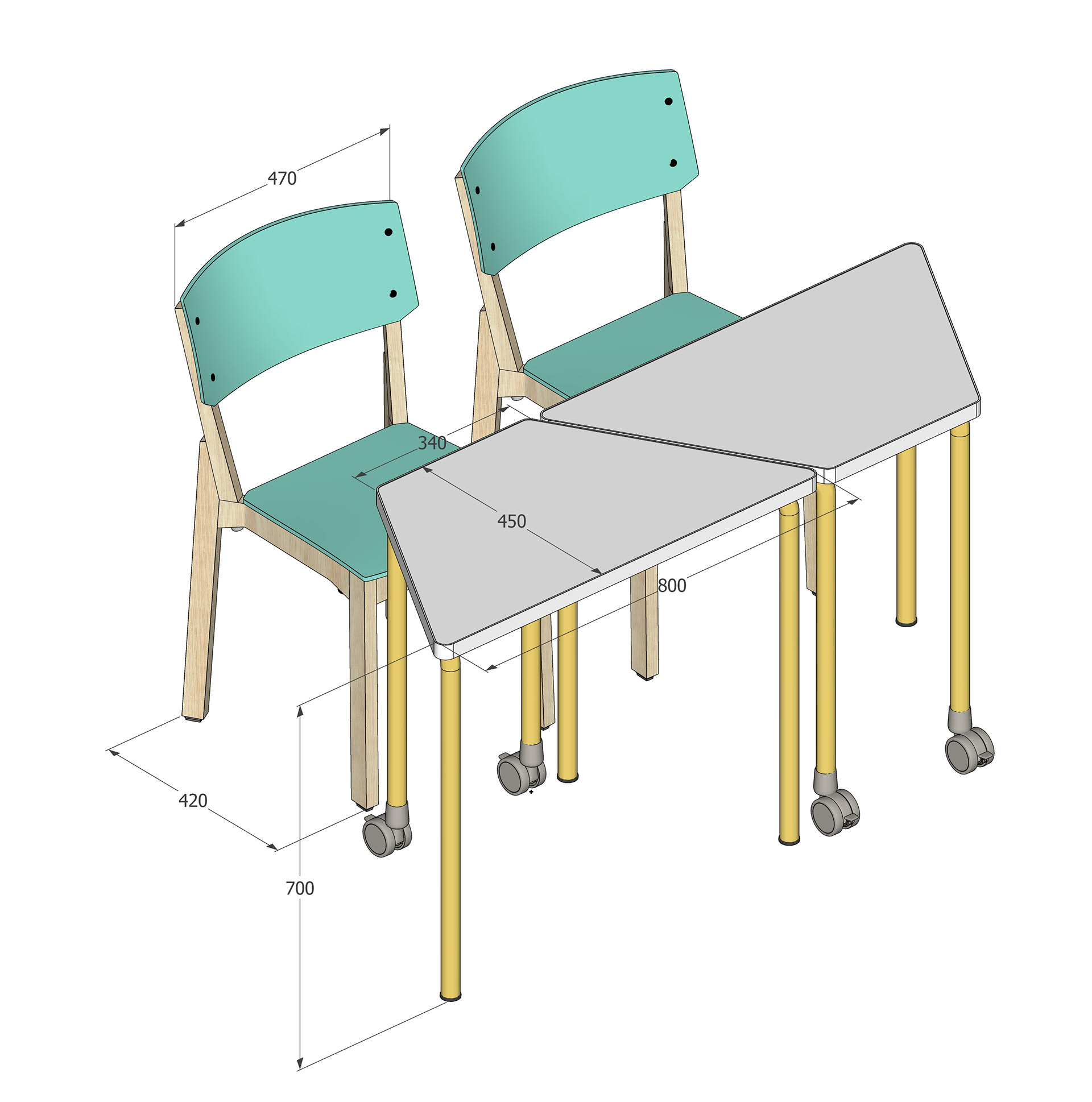 学校 30㎡言语治疗师办公室设计丨@liyastavitskaya-10