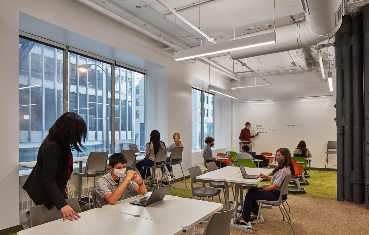 芝加哥市中心 Intrinsic 学校丨美国芝加哥丨Wheeler Kearns Architects-16