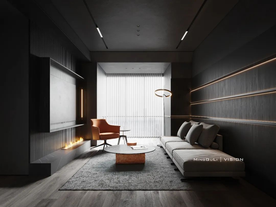 极简黑白灰家装-4