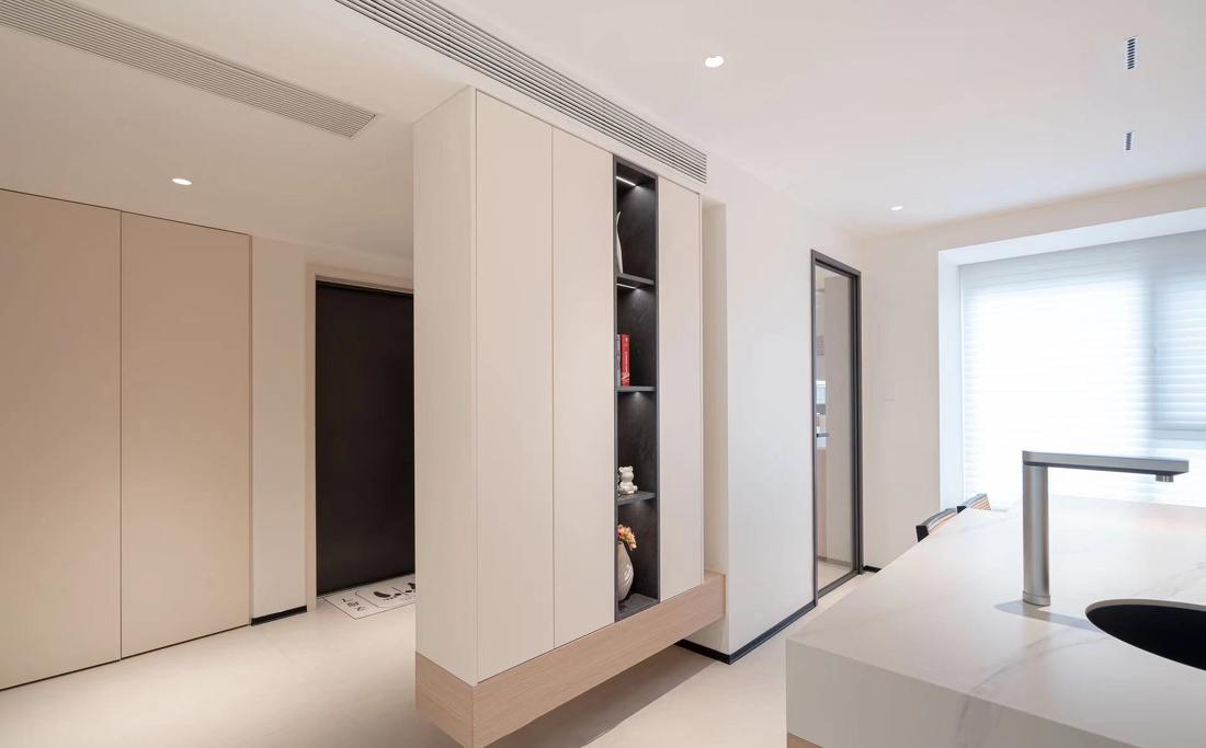 苏州绿地半岛极简奶油风丨中国苏州丨域空间设计-31