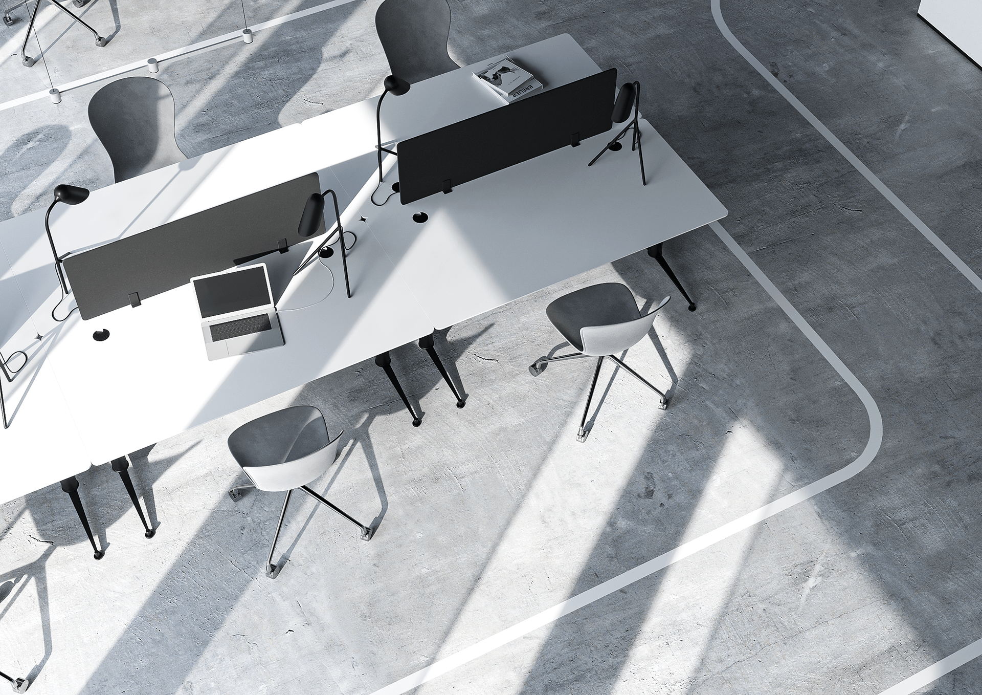 高级灰色系办公空间设计 超有氛围感！-6