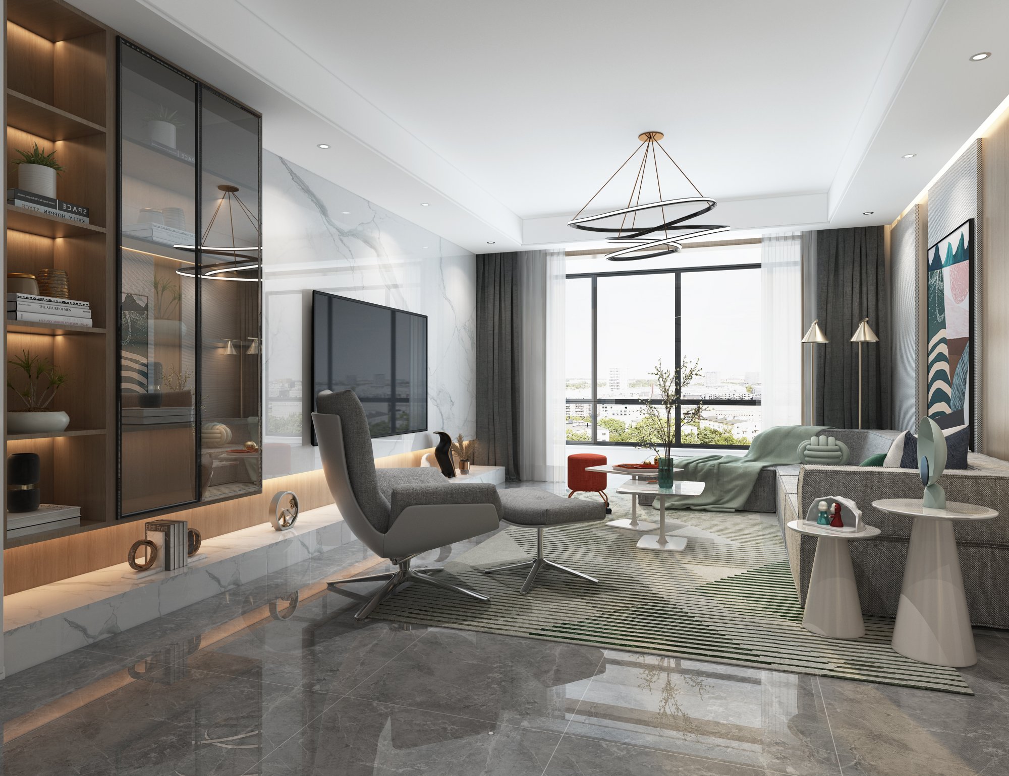 现代北欧别样优雅家居设计-3