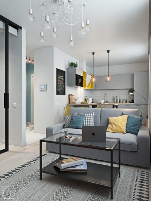 34平米公寓时尚装修项目-14