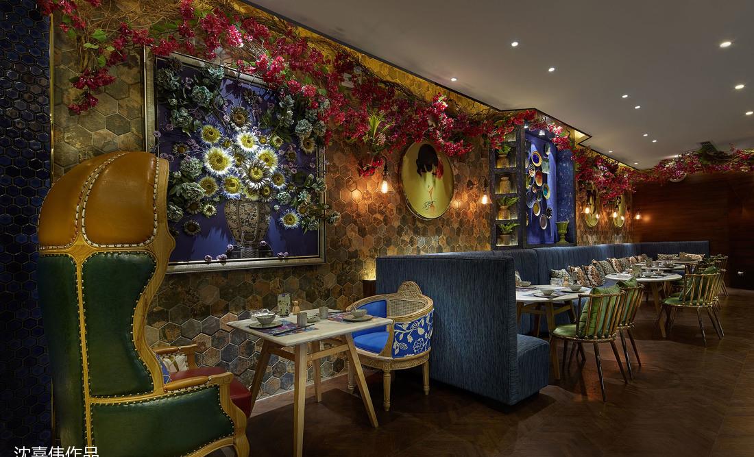 沈嘉伟设计作品—澜悦东南亚料理餐厅-7
