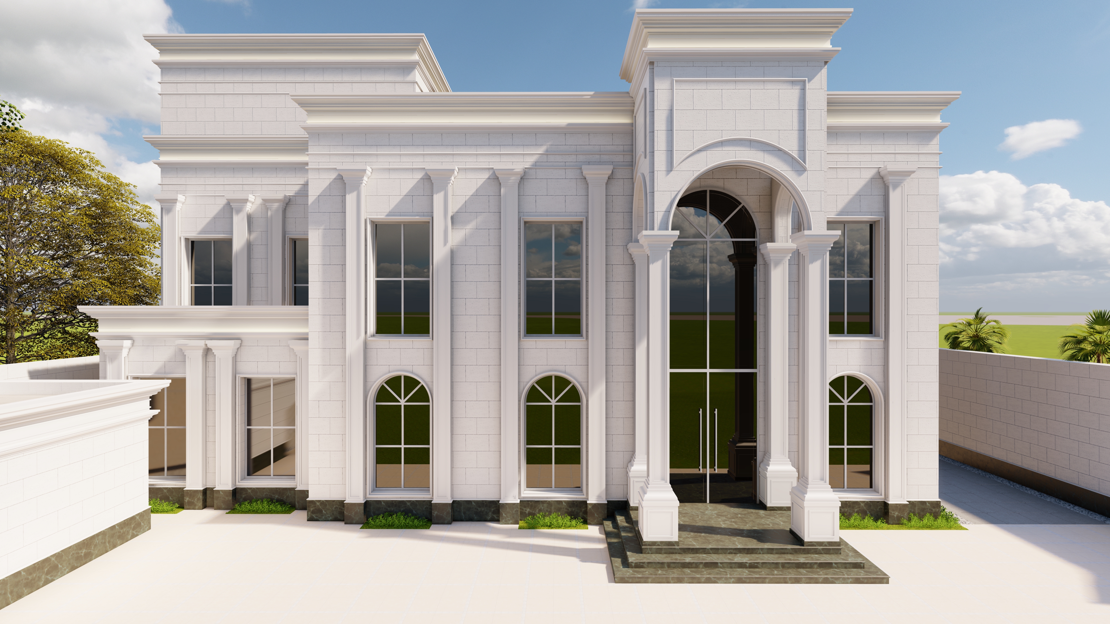 重新设计别墅立面-14