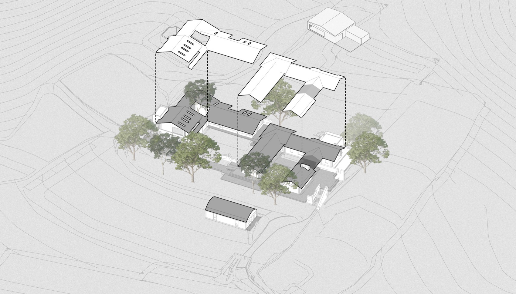 抚心集·愈丘Villa山野美宿丨中国普陀丨介隐建筑事务所-33