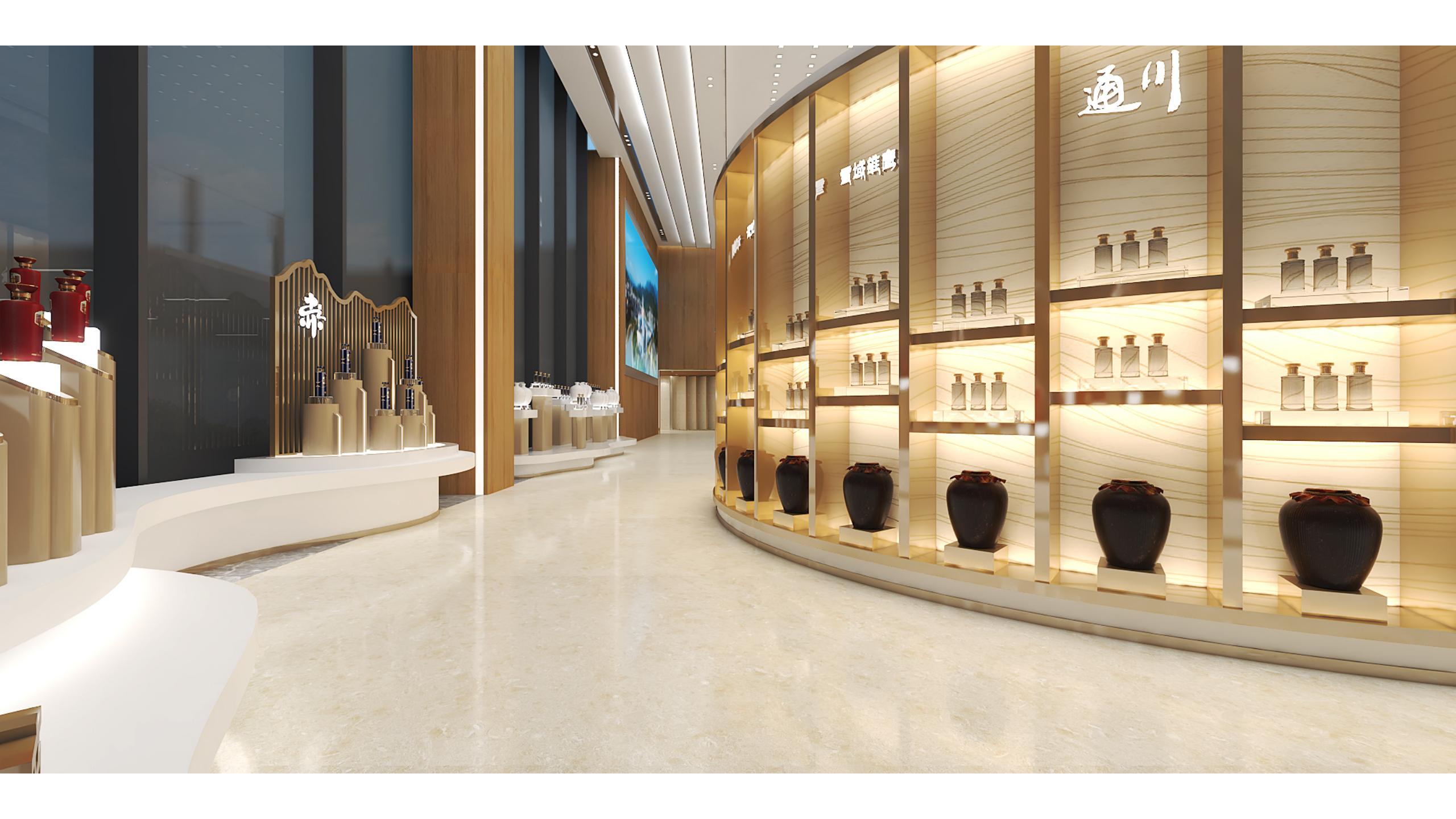 酒展厅设计-11