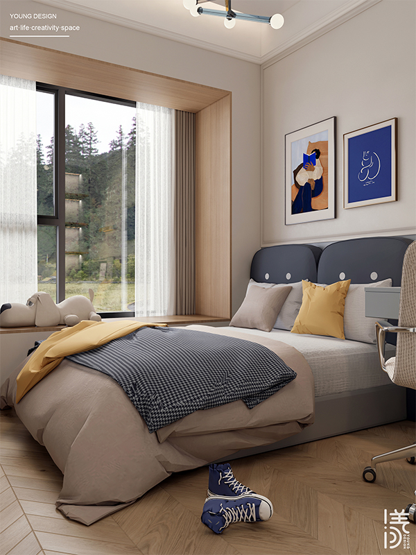 轻法式复古之家丨深圳漾空间设计有限公司-53