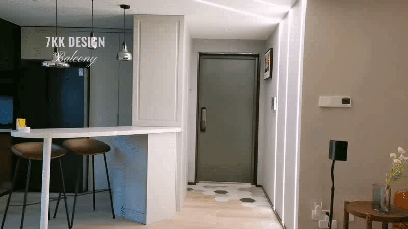 82㎡两居室打造高级质感,科技炫酷的现代北欧风之家-22