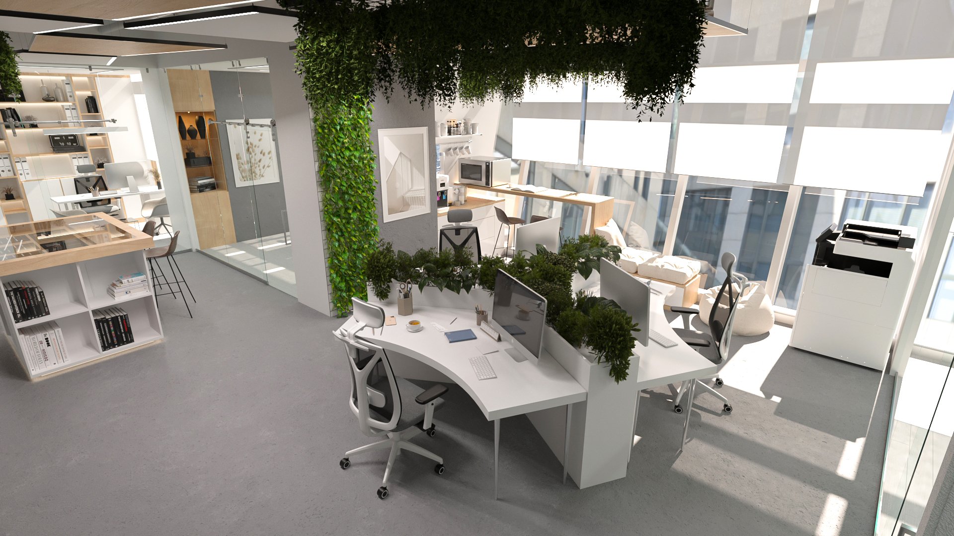 Modern Green Office-3
