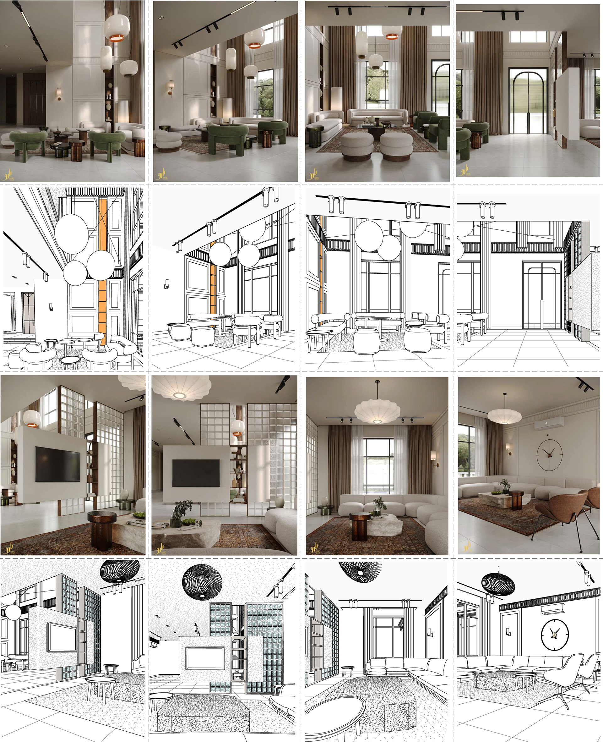 M·K· Classic Villa 室内外设计丨沙特阿拉伯丨Bariq Consultants-77