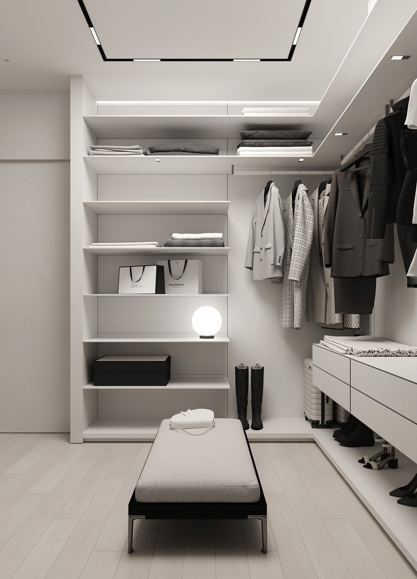 浅色系简约风住宅设计-18