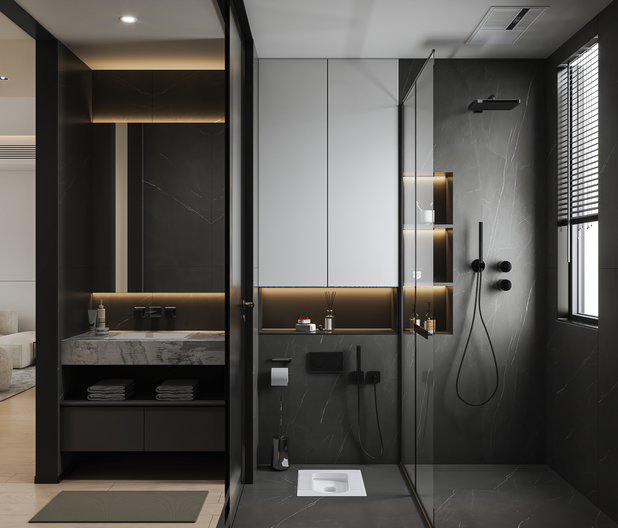 碧桂园现代简约风室内设计丨成都彭州云墨设计工作室-16