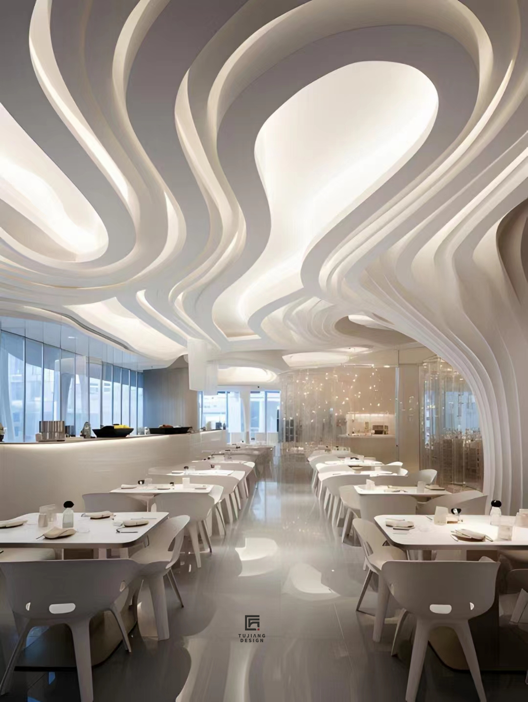 工装餐饮空间设计案例丨尽述人间烟火气-1