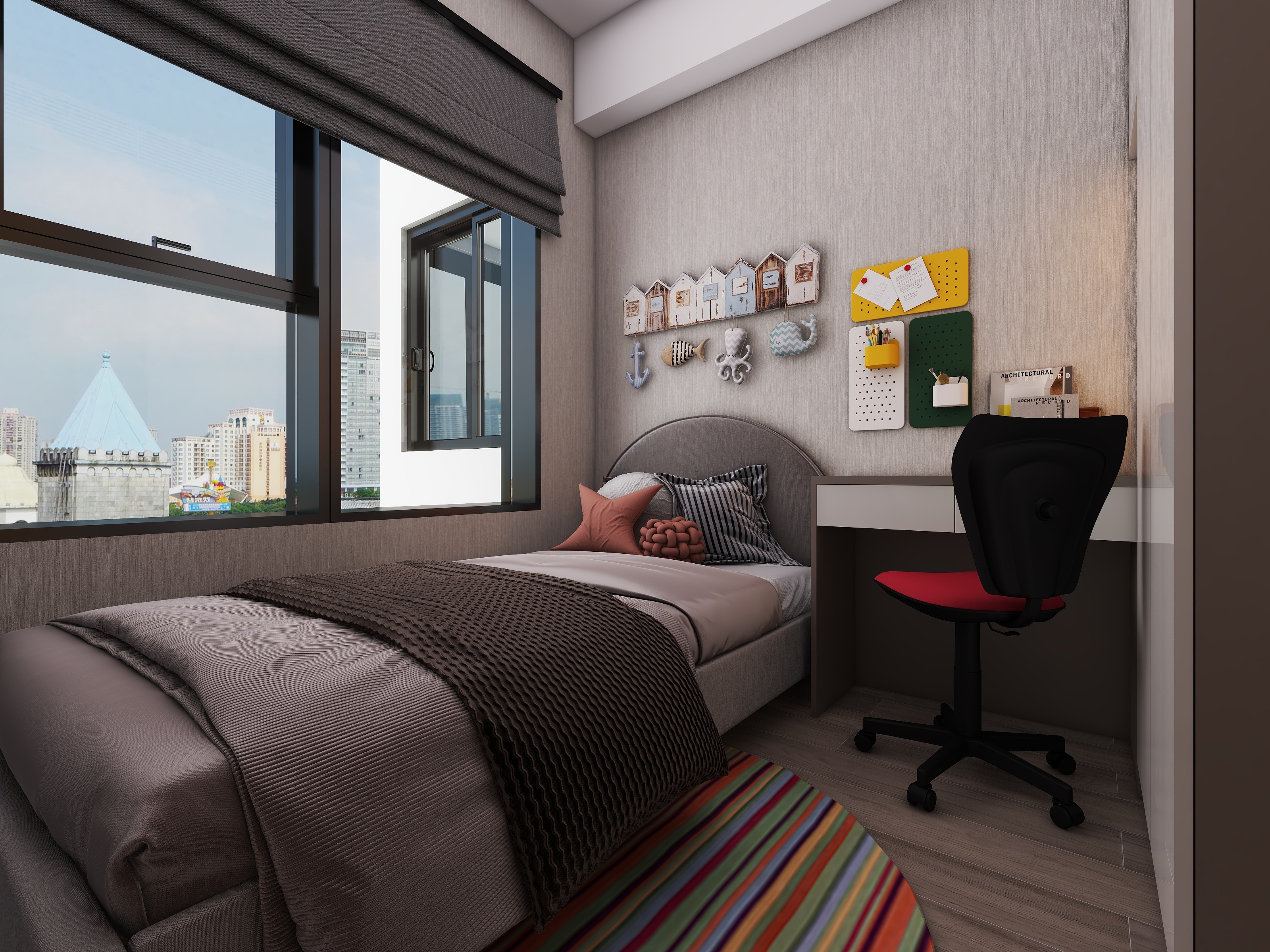 四川成都龙光天瀛（117平方现代简约四居室）-40