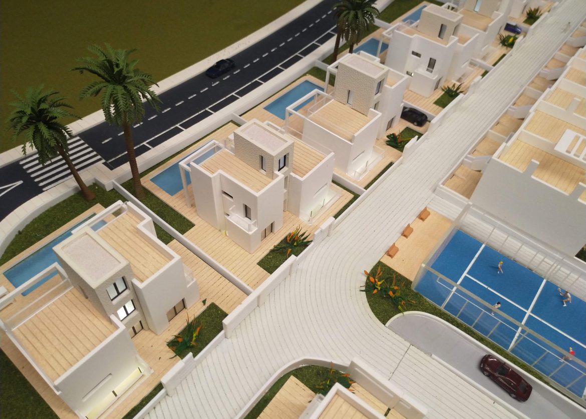 Benidorm城市规划建筑模型-8