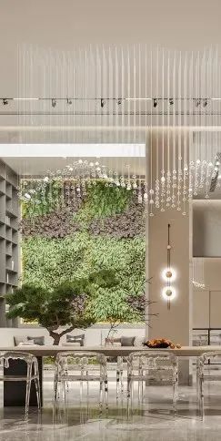 1500㎡豪宅装修,每一帧都是「轻奢风」大片!-17