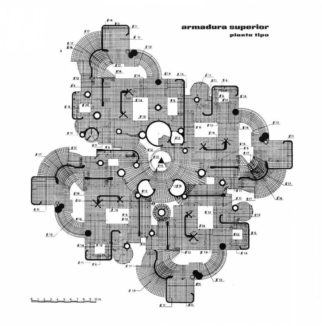 Torres Blancas 有机公寓楼丨西班牙马德里丨Francisco Javier Sáenz de Oiza-57