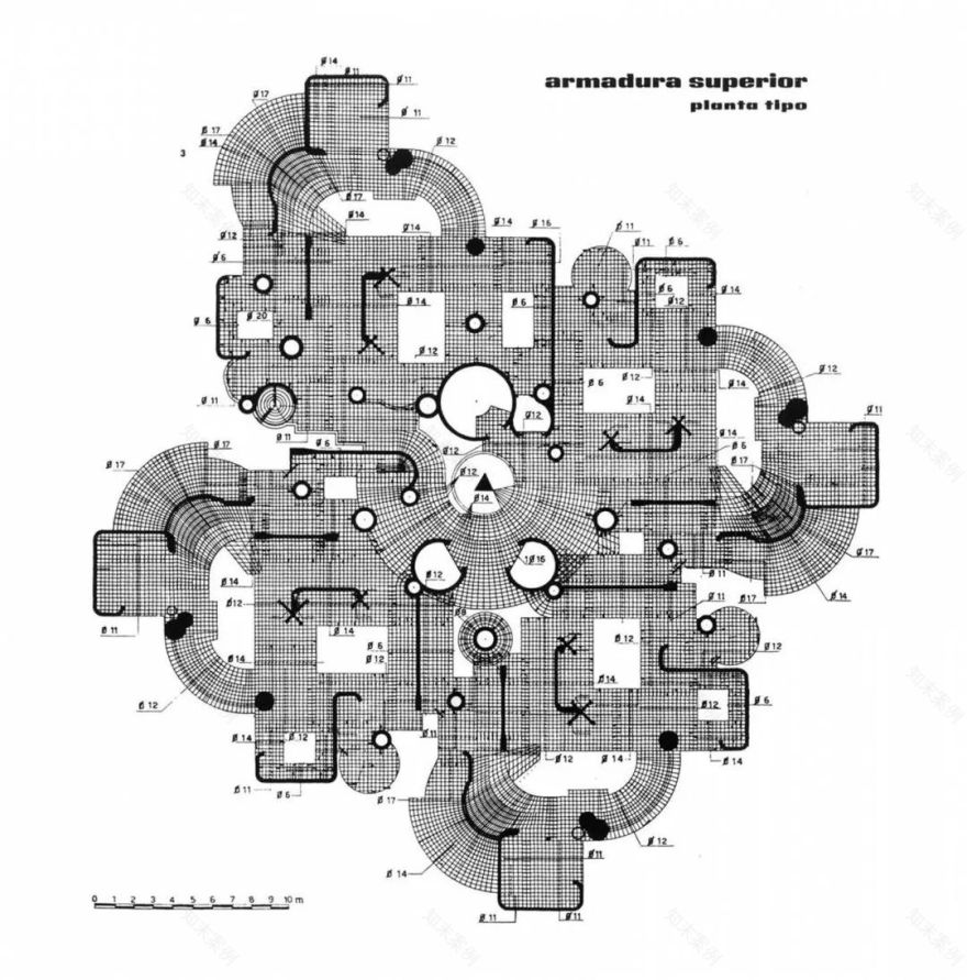 Torres Blancas 有机公寓楼丨西班牙马德里丨Francisco Javier Sáenz de Oiza-57