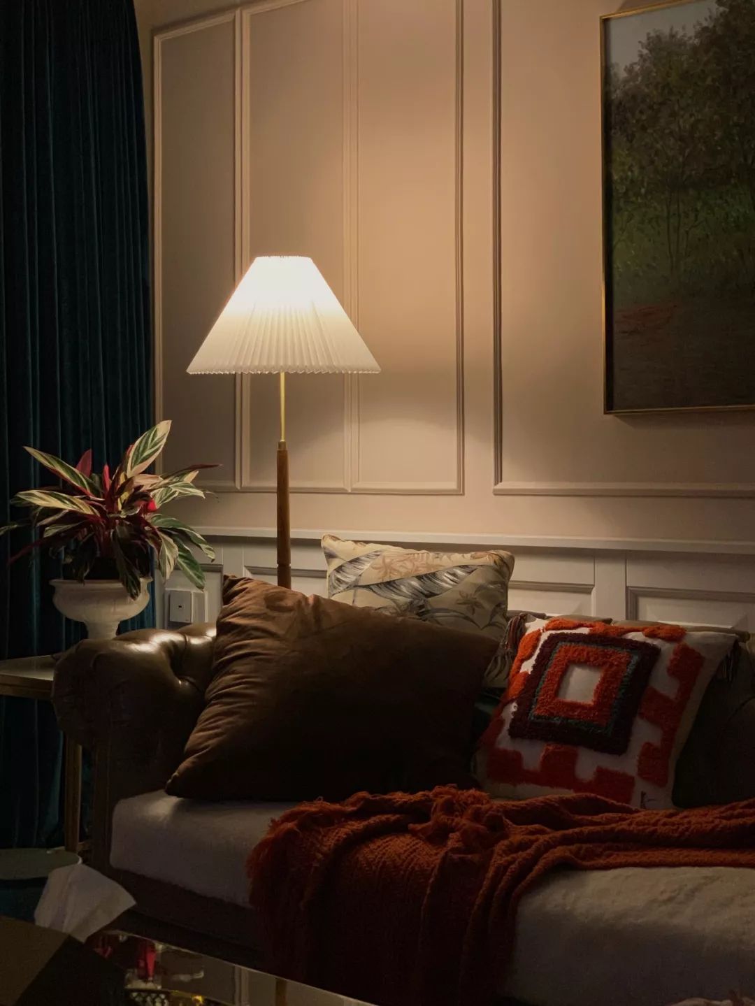 美式轻奢婚房，T 形推拉门点亮空间互动-82