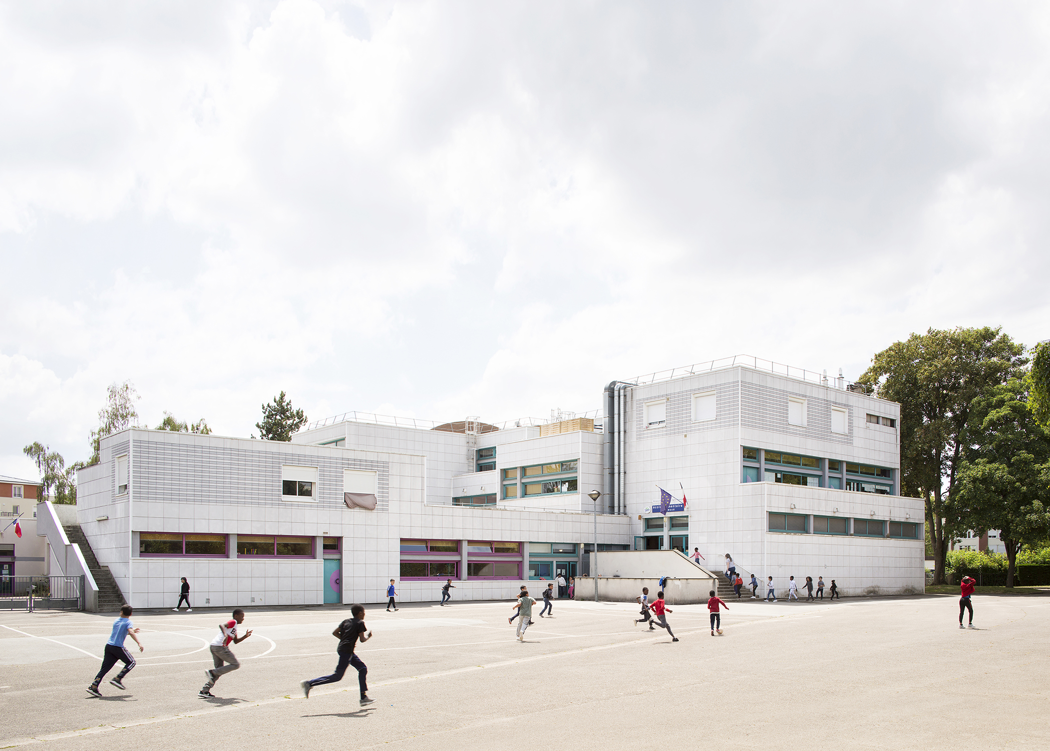 巴黎附近一所小学的翻新项目丨法国丨SOL architecture et urbanisme-11