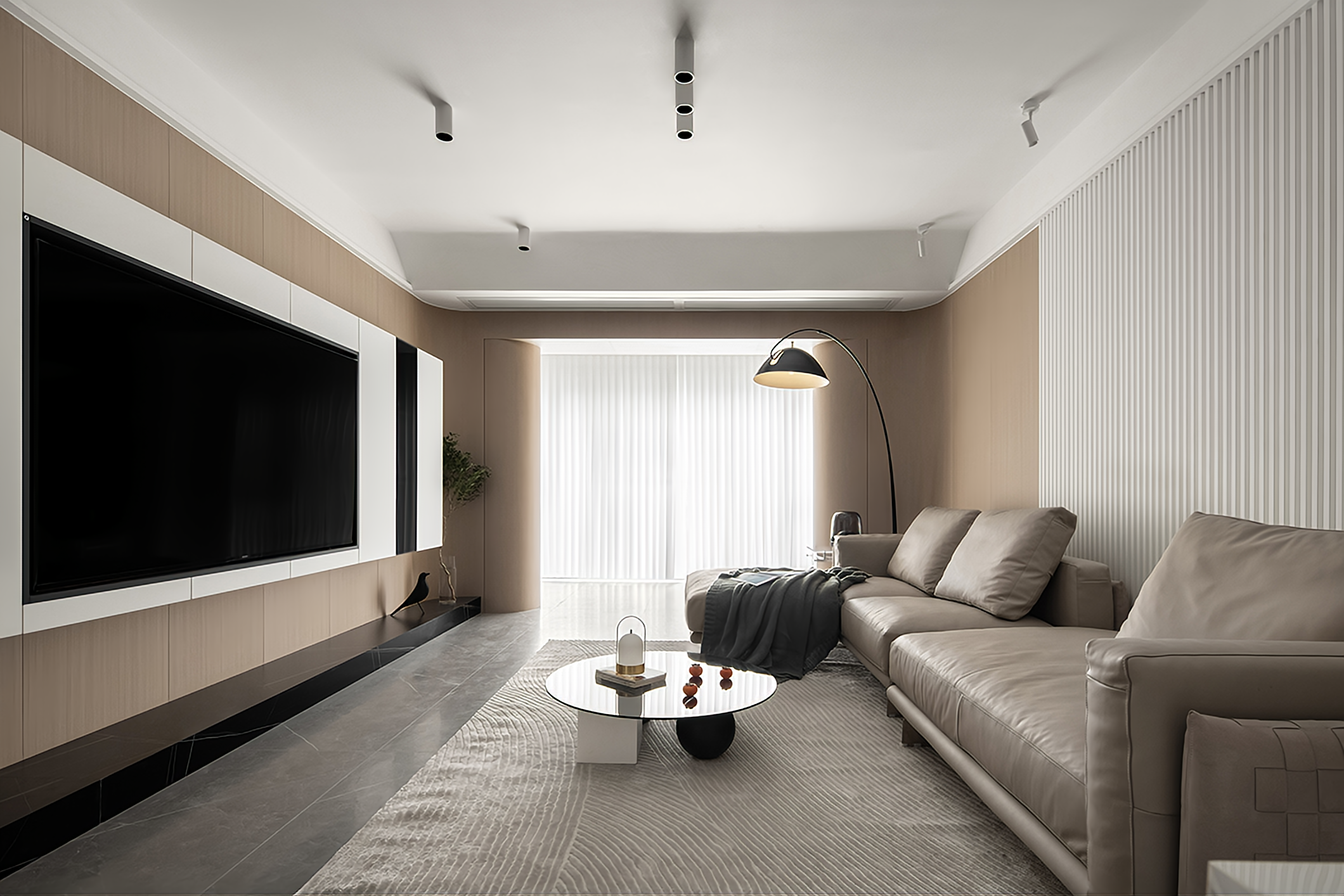 现代简约风私宅丨中国广州丨六品设计-9