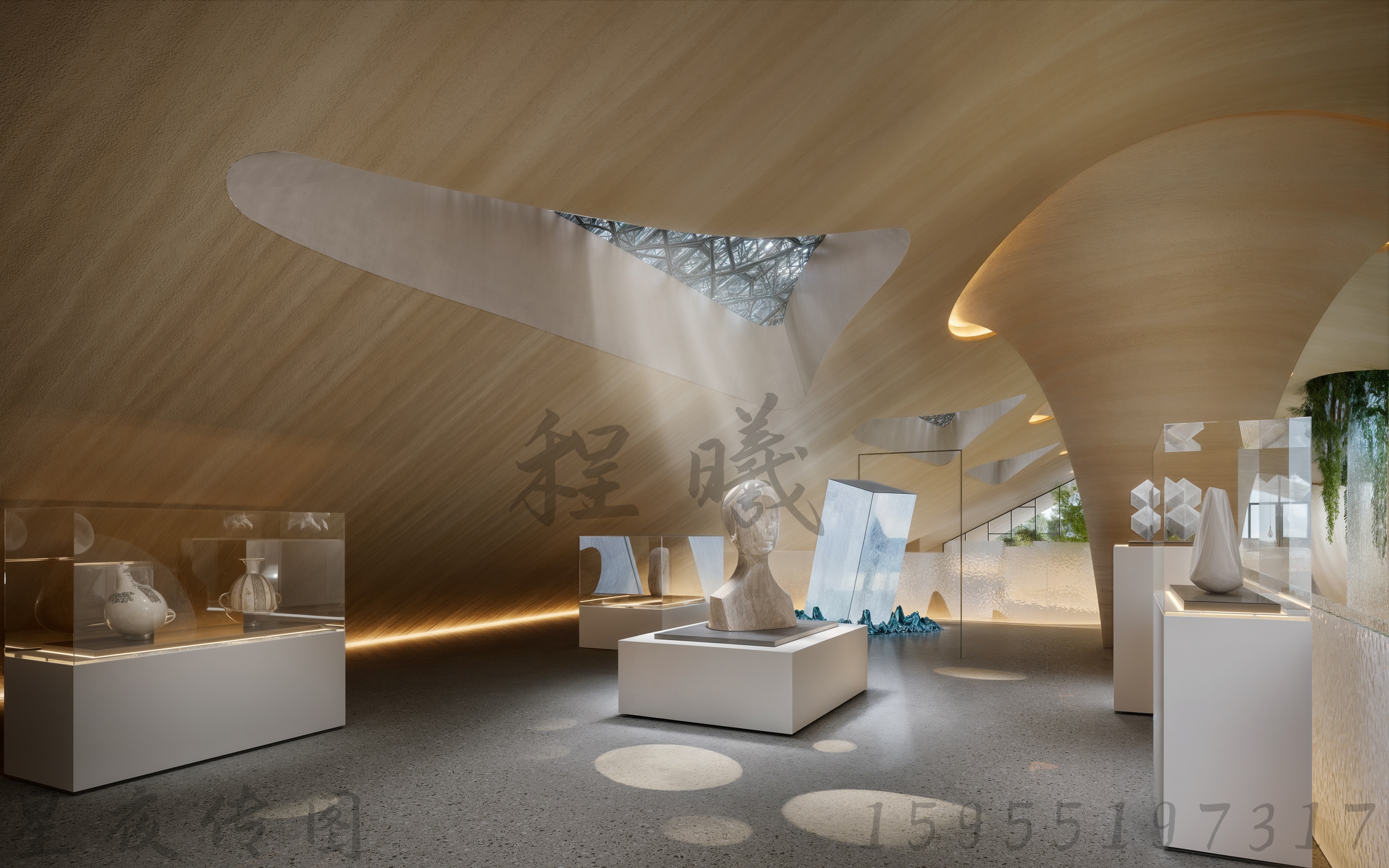 酒店异形接待大厅-8