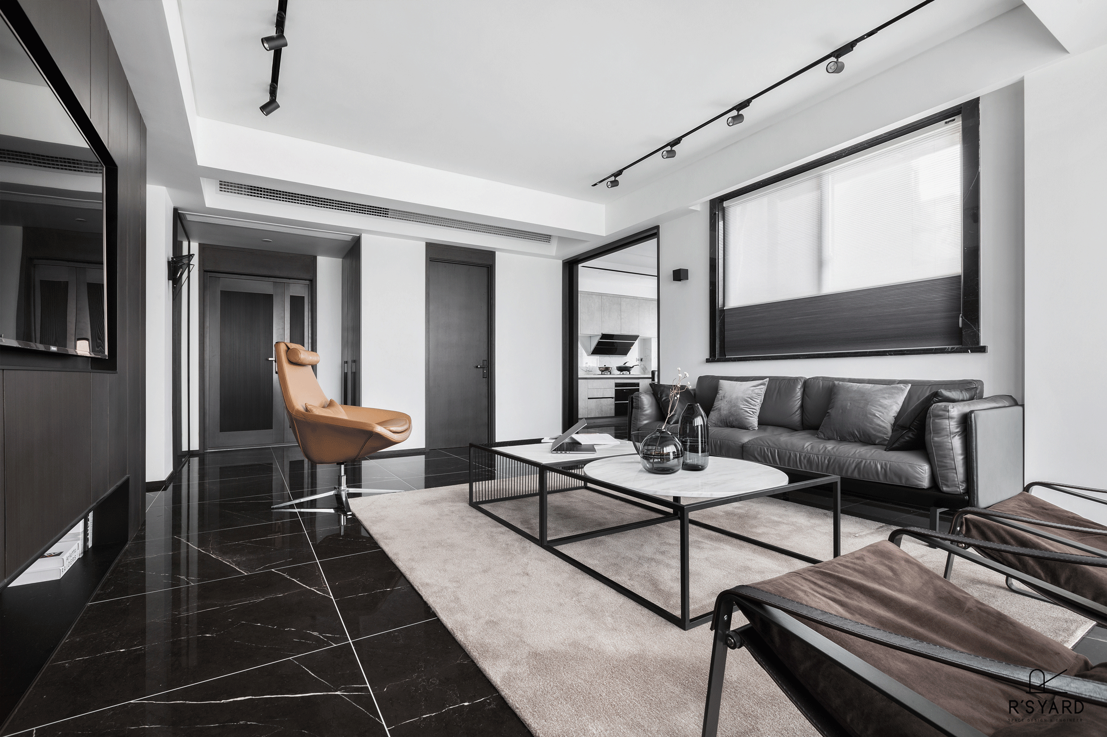 我喜欢的家,是黑白调 | R'sYard缪茹空间设计-41