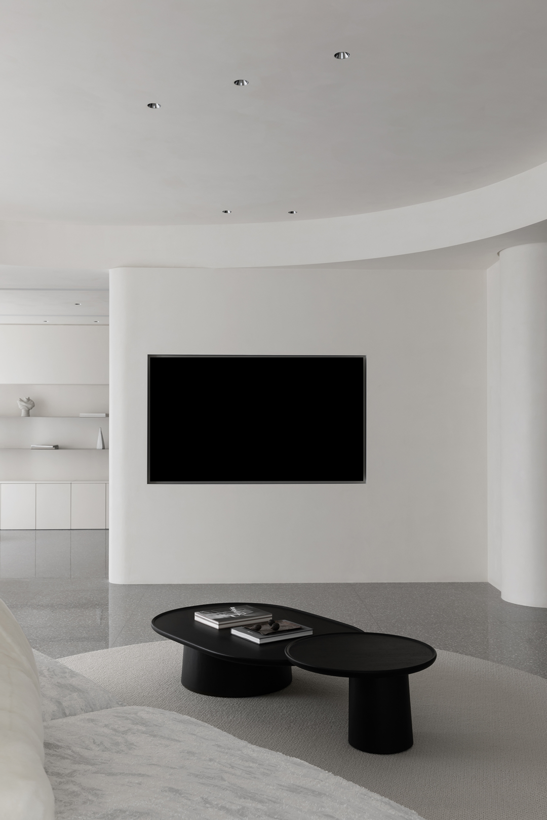 380㎡极简大平层丨辰佑设计,颜青软装-19