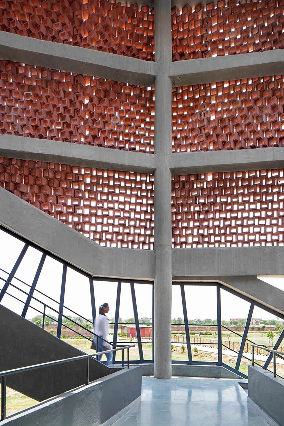 圣安德鲁斯技术与管理学院女生宿舍楼丨印度丨Zero Energy Design Lab-38