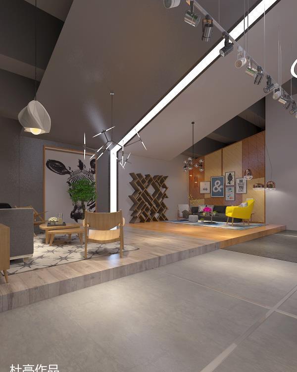 会展中心家居工厂店“穿越色度的展厅”-2