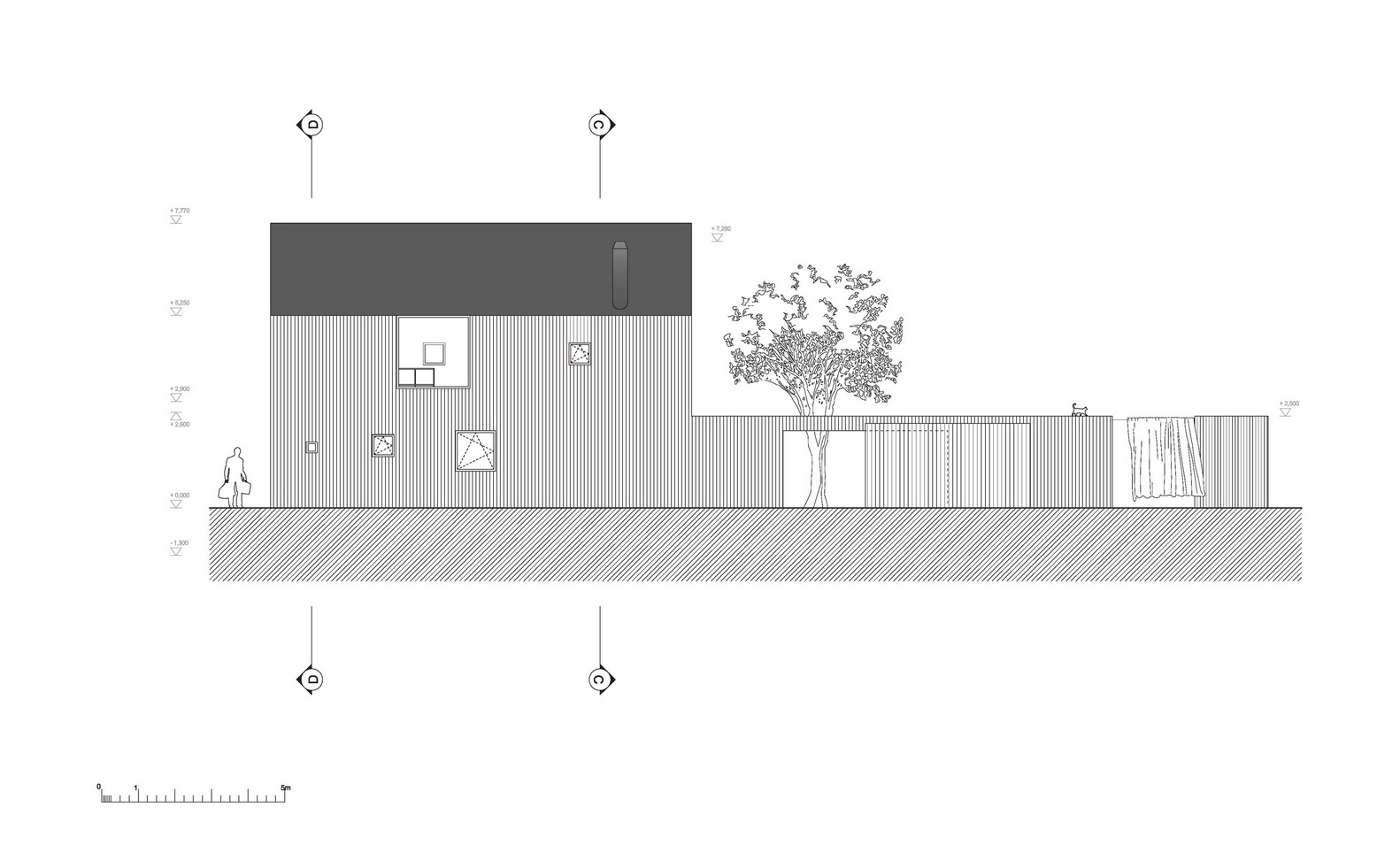 布拉格城市绿洲 · 家庭住宅与后院书房的共生设计-57
