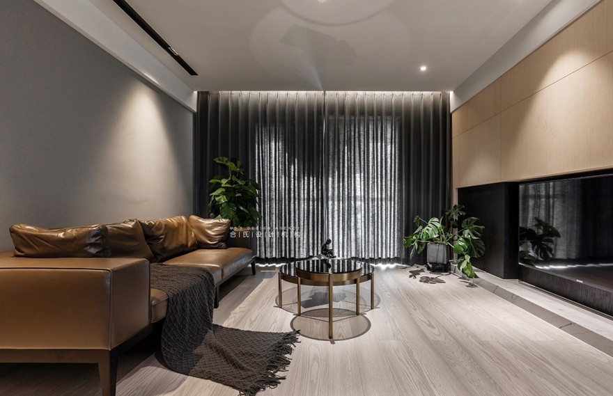 现代风格湖州诺德上湖城 125㎡家居设计,打造宽敞舒适空间-12