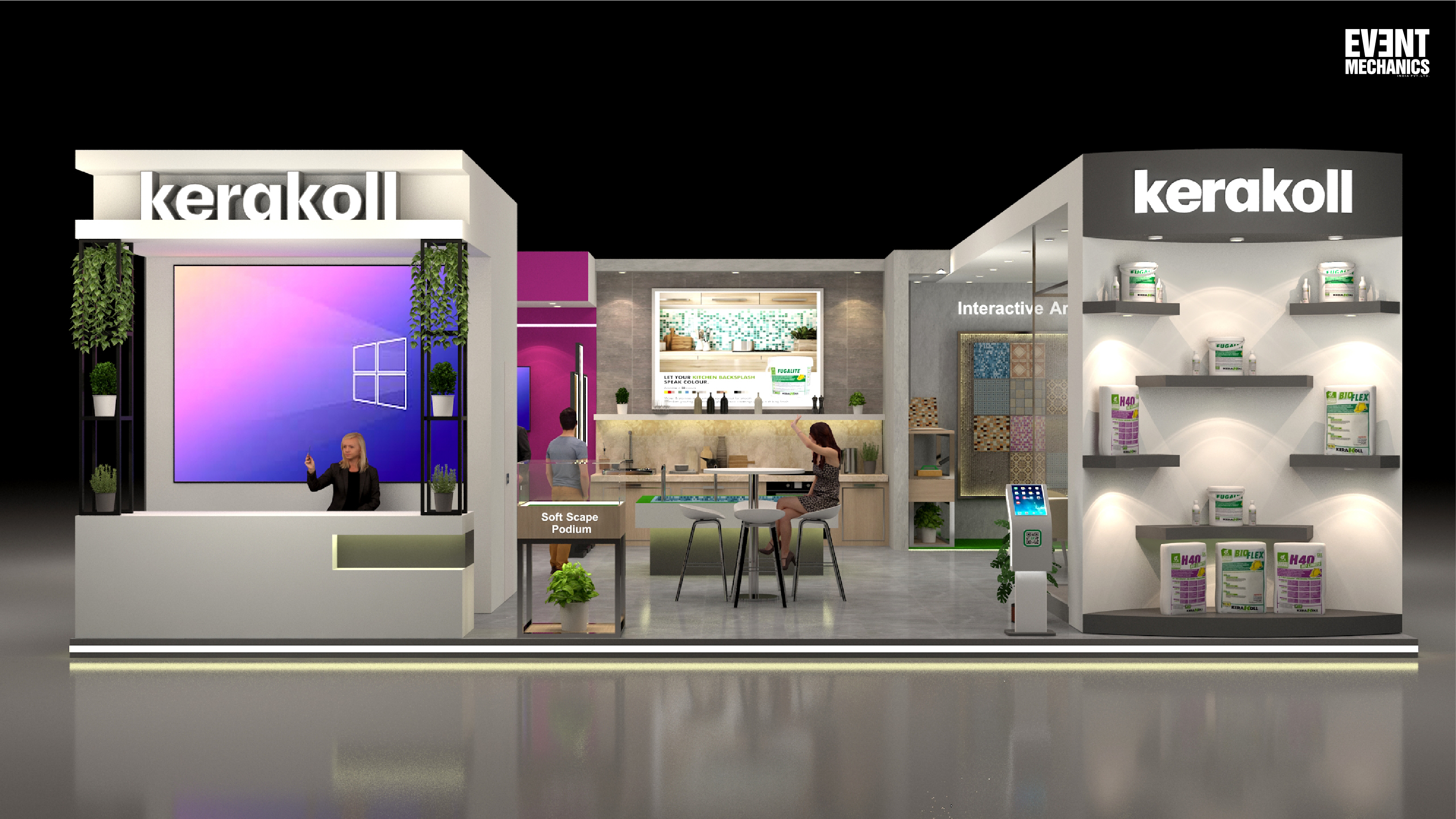 Kerakoll Acetech Exhibition Stand 2022-1
