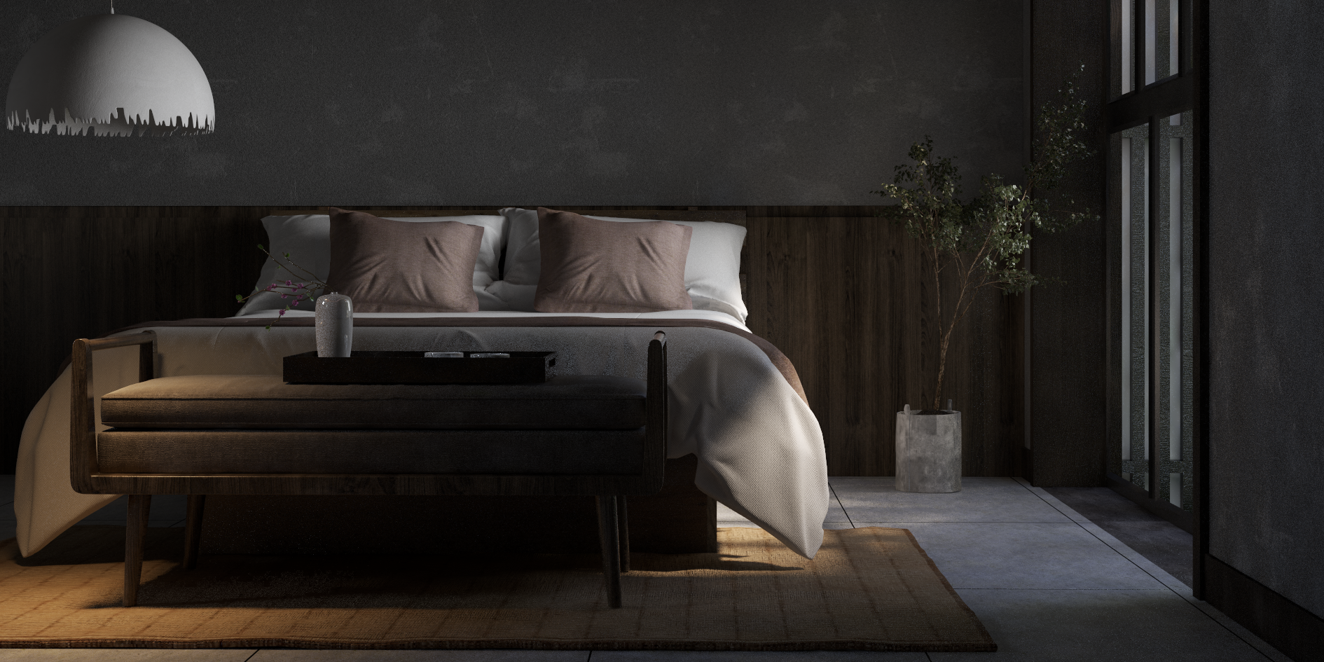 AMAN 酒店场景渲染-14