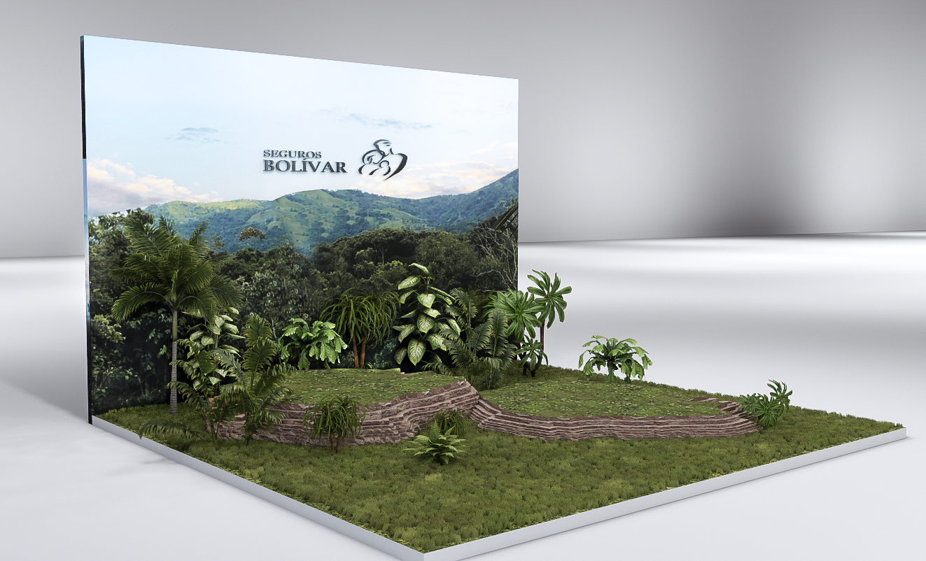 Stand comercial Seguros Bolivar - Laos logistica-2