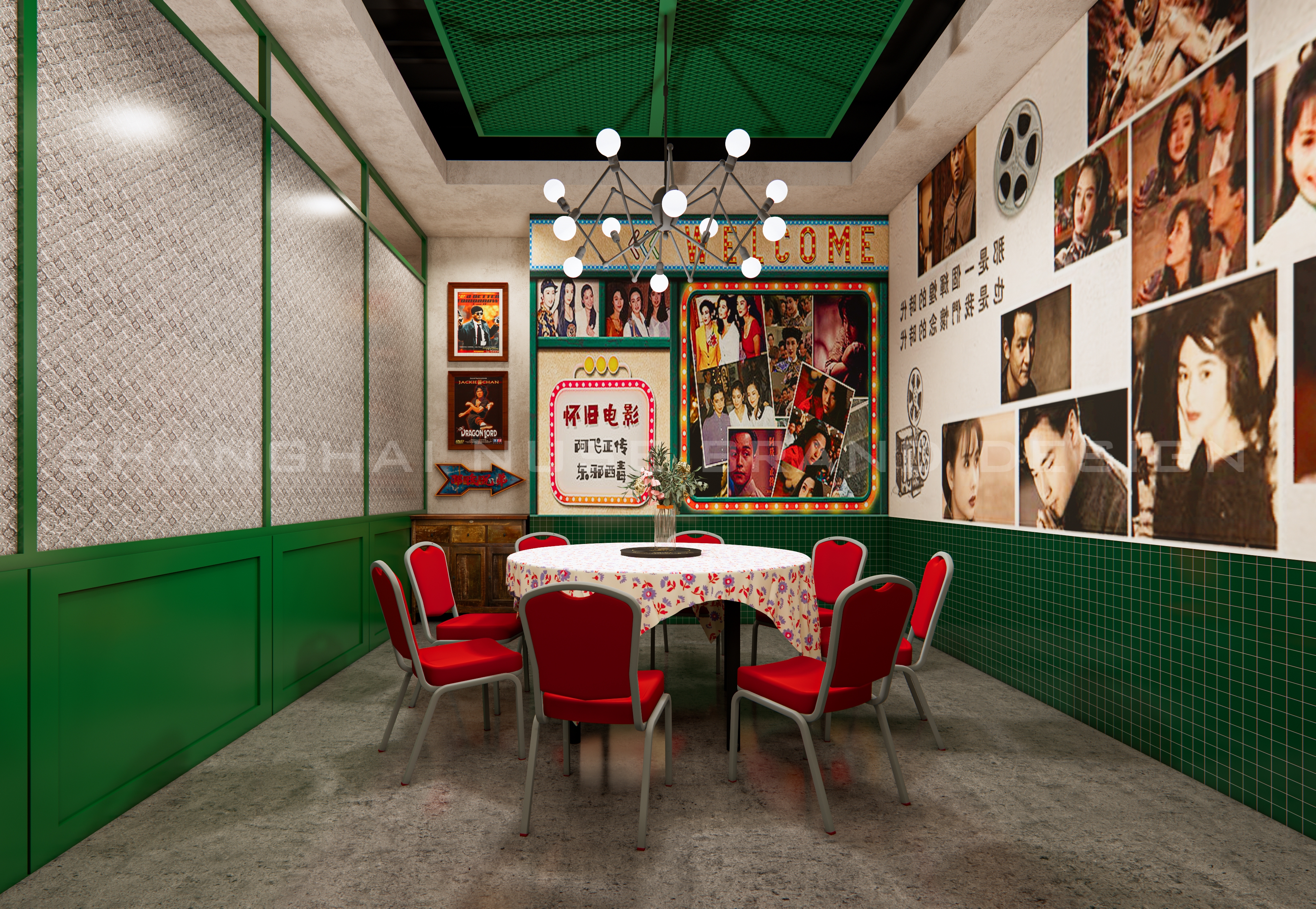 当大上海遇上香港旧时光:一间市井餐厅的复古文化狂欢丨木村空间设计有限公司-30